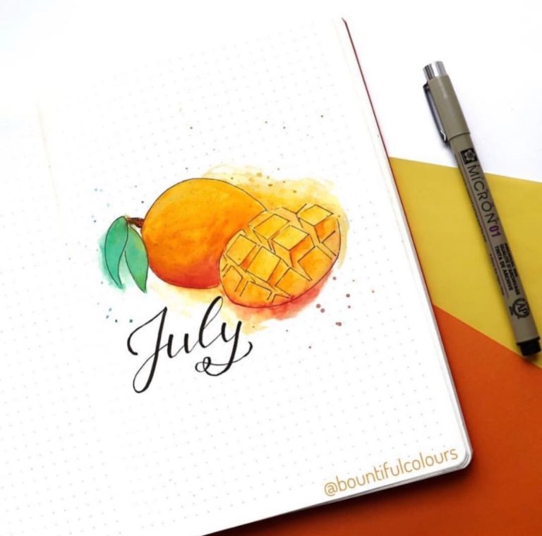 25 Fruit Bullet Journal Spread Ideas - atinydreamer