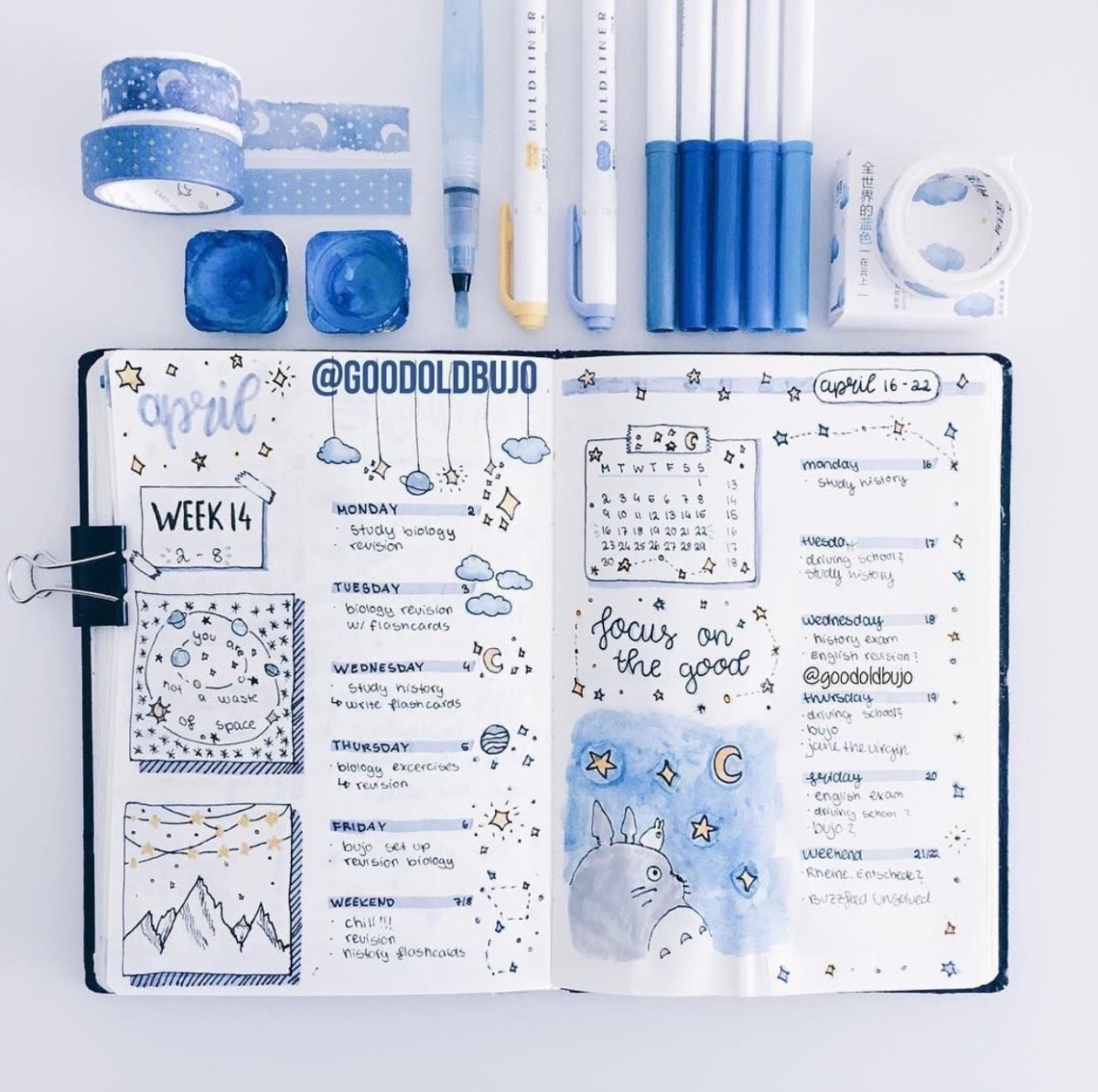 25 Galaxy and Space Themed Bujo Spreads You Need - atinydreamer