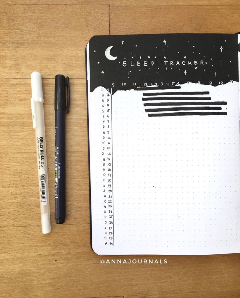 24 Adorable Sleeping Trackers for Your Bullet Journal - atinydreamer