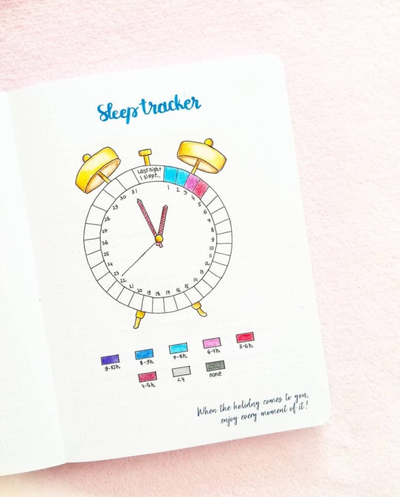 Sleep Tracker Bullet Journal Printable