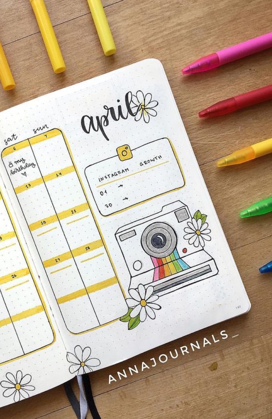 20 Polaroid Inspired Bujo Spread to Try Out - atinydreamer