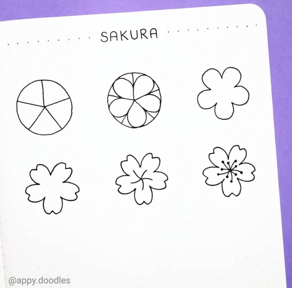 Best Step By Step Flower Doodle Tutorials For Atinydreamer