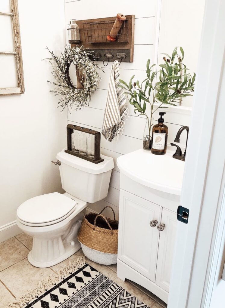 73 Farmhouse Bathroom Decor that are Absolutely Gorgeous - atinydreamer