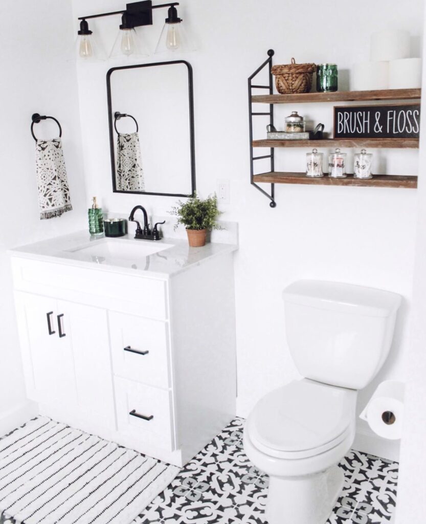 73 Farmhouse Bathroom Decor that are Absolutely Gorgeous - atinydreamer