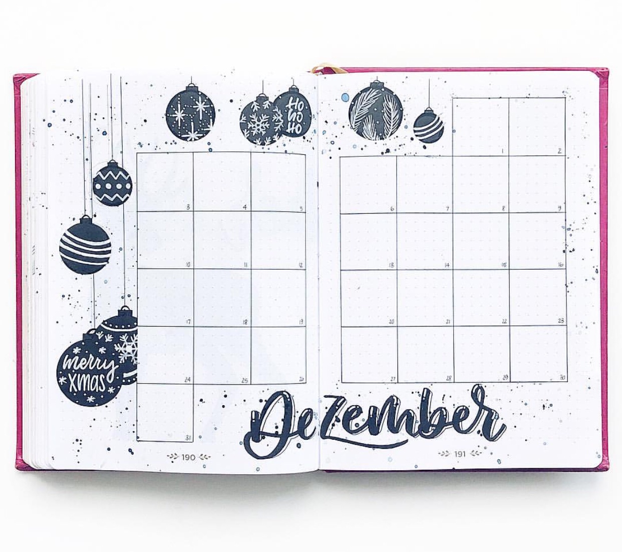 35 Gorgeous December Bullet Journal Spreads to Take Inspiration From ...