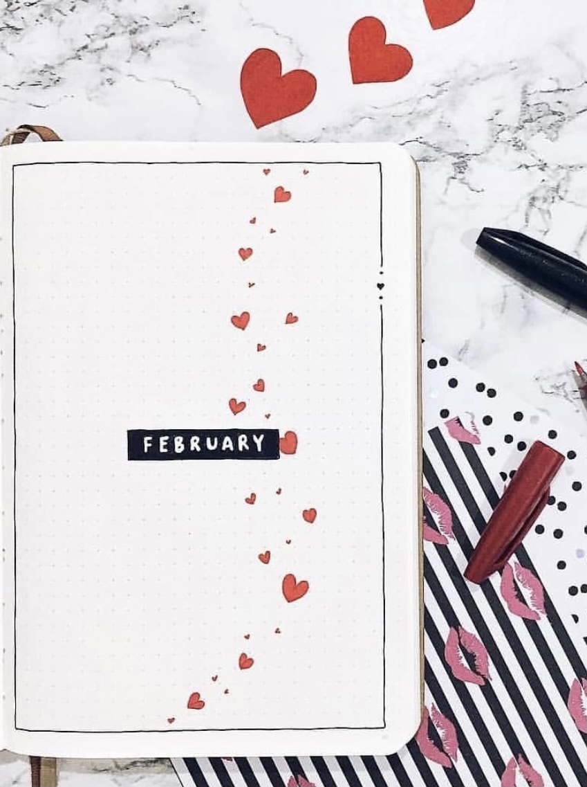 64 Best February Bujo Spreads You Need - atinydreamer