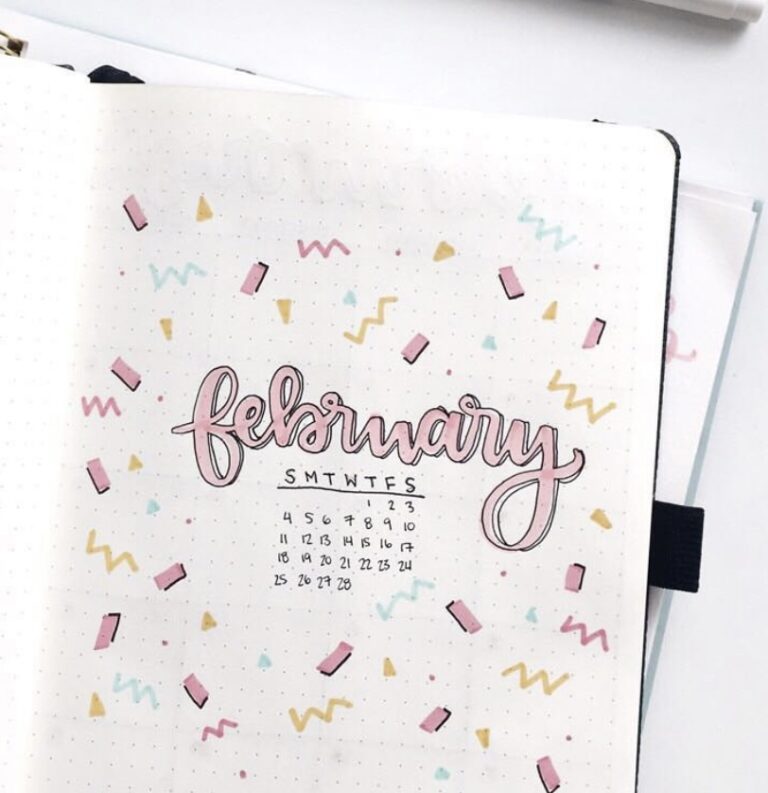 64 Best February Bujo Spreads You Need - atinydreamer