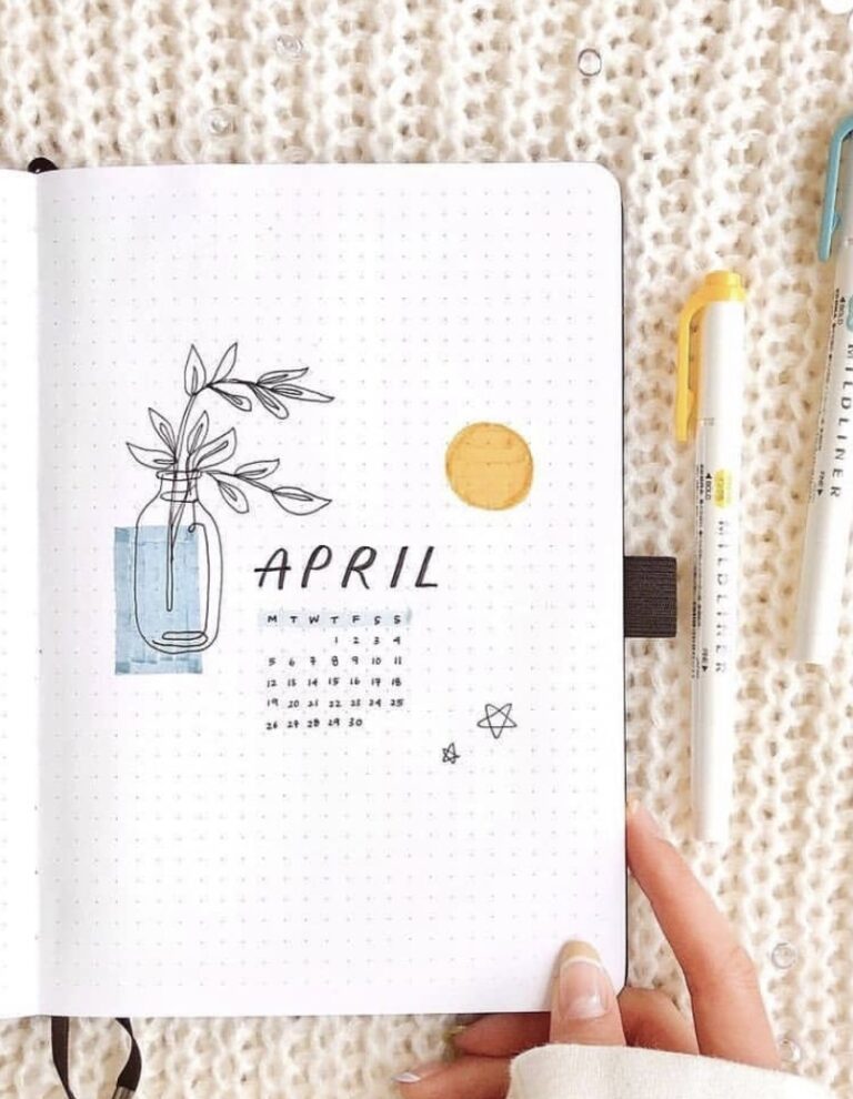 62 Best April Bujo Cover Spreads to Steal Now - atinydreamer