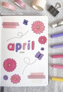 62 Best April Bujo Cover Spreads to Steal Now - atinydreamer