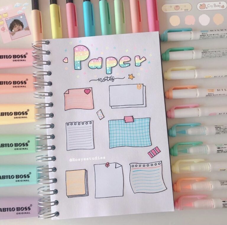 32 Best Paper Note Doodles for Inspiration - atinydreamer