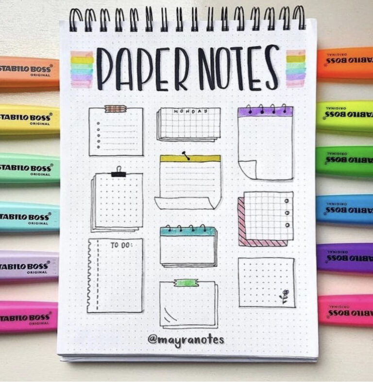 32 Best Paper Note Doodles for Inspiration - atinydreamer