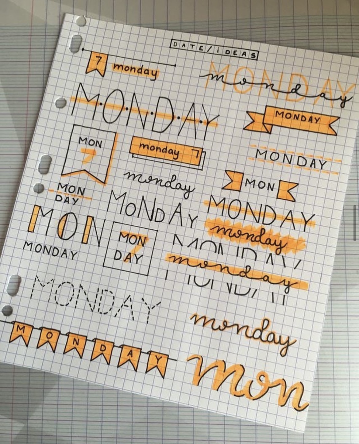 61 Best Bujo Weekday Titles for Inspiration - atinydreamer