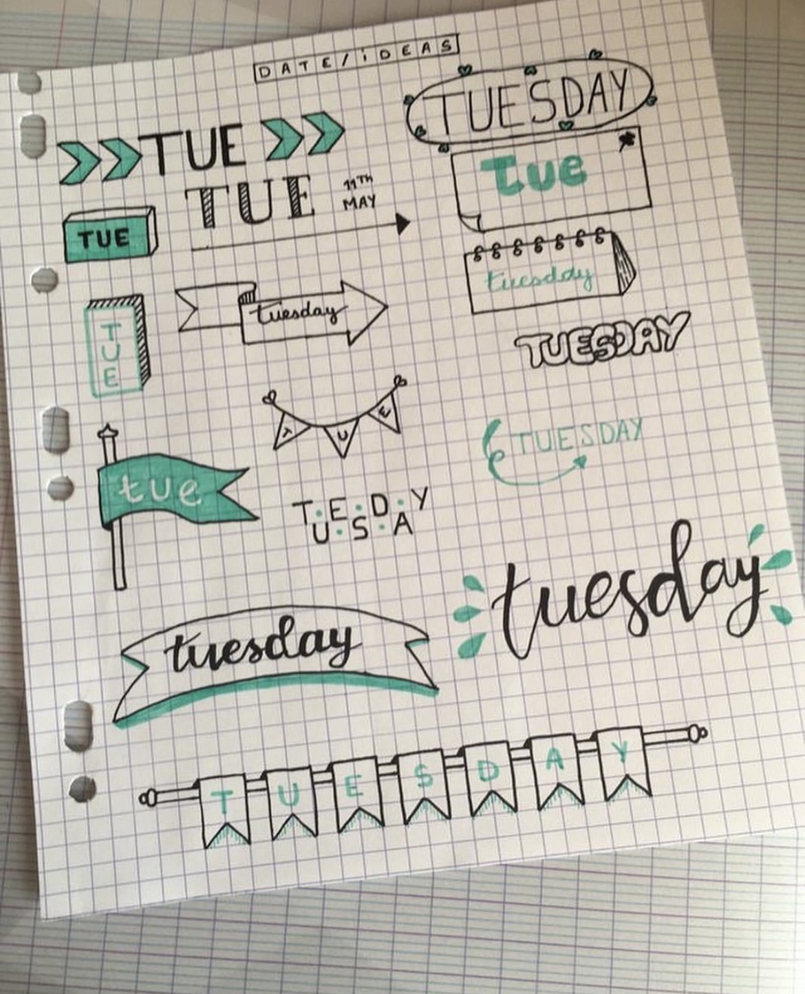 61 Best Bujo Weekday Titles for Inspiration - atinydreamer