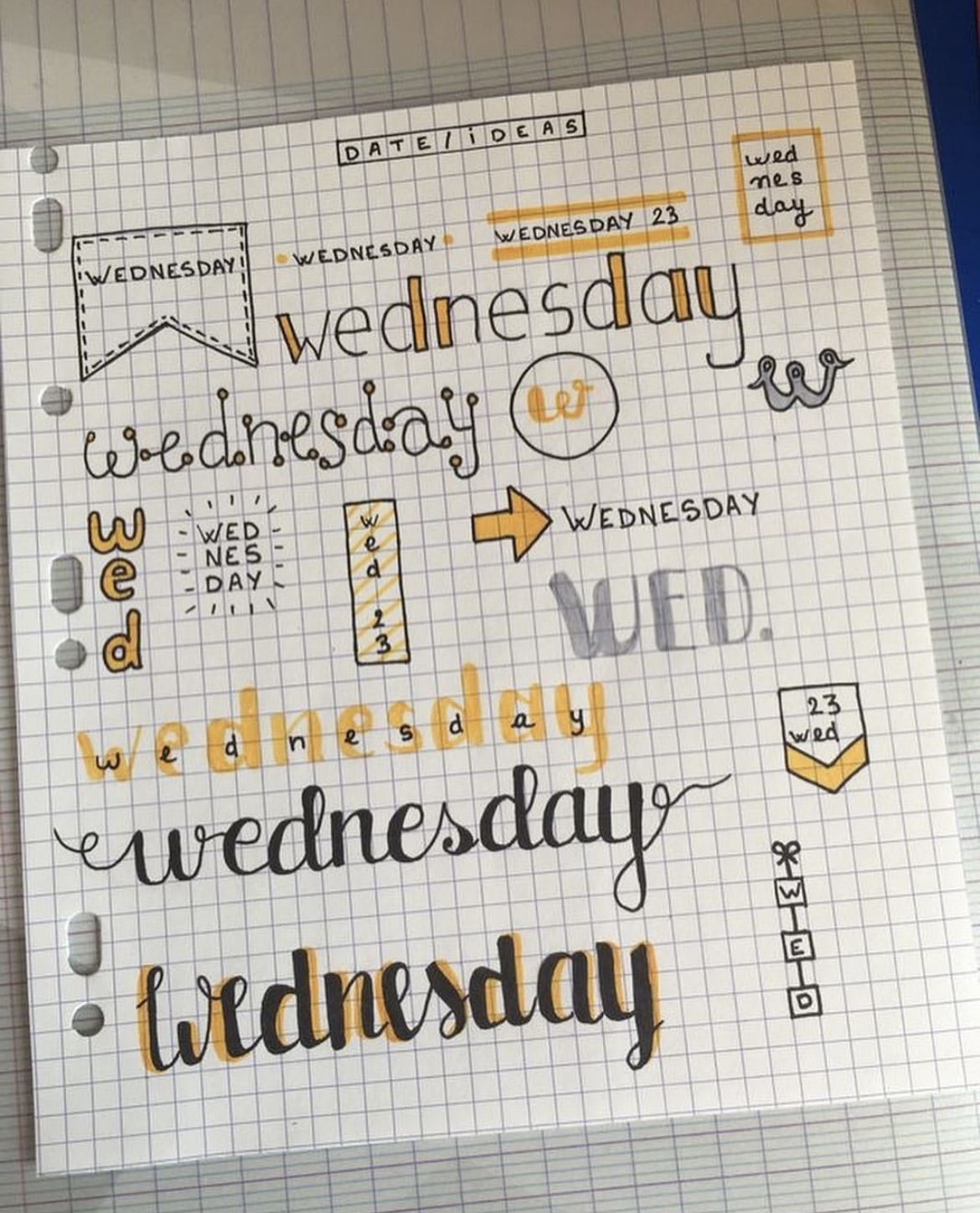 61 Best Bujo Weekday Titles for Inspiration - atinydreamer