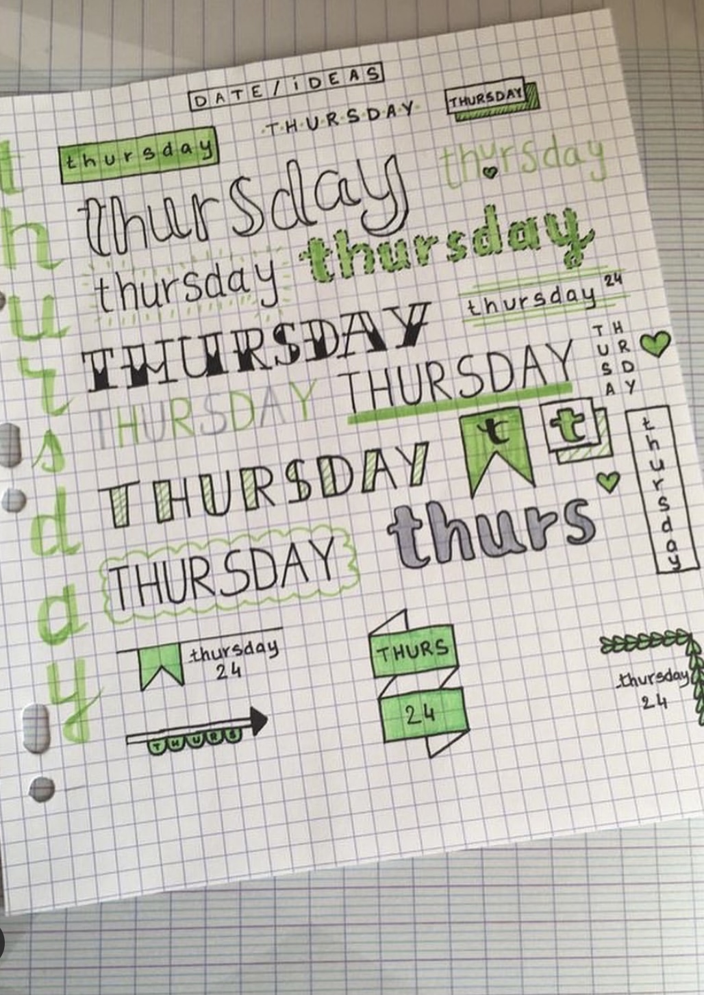 61 Best Bujo Weekday Titles For Inspiration - Atinydreamer