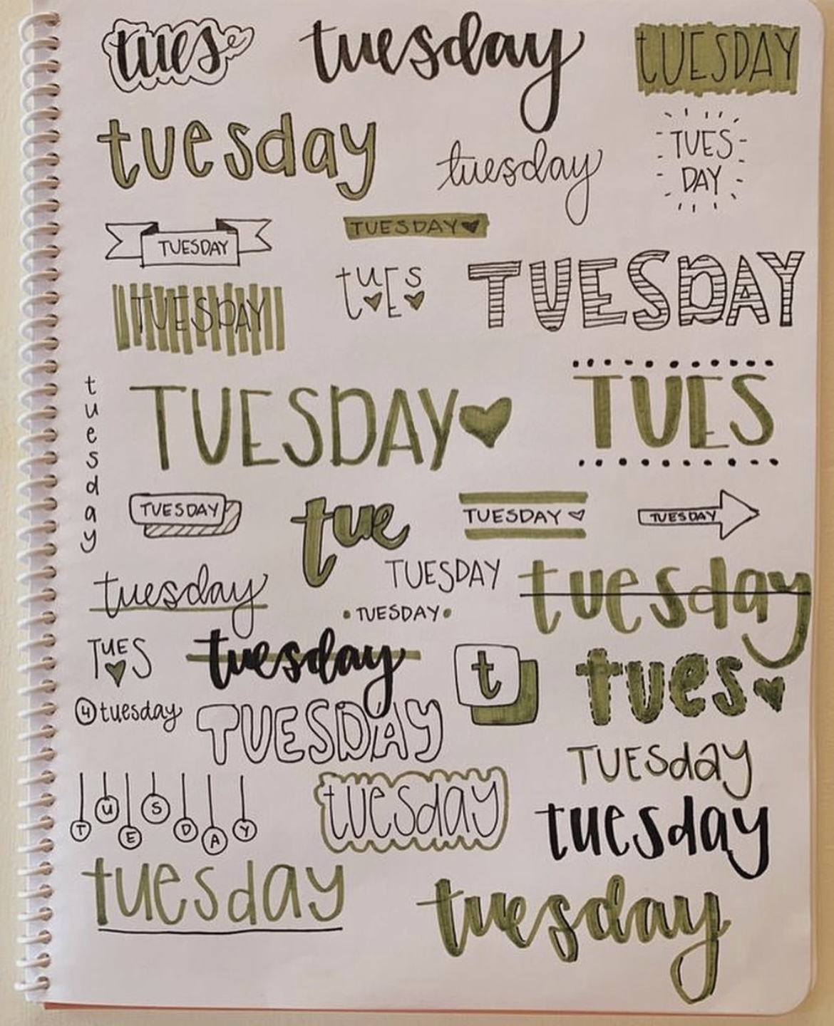 61 Best Bujo Weekday Titles for Inspiration - atinydreamer