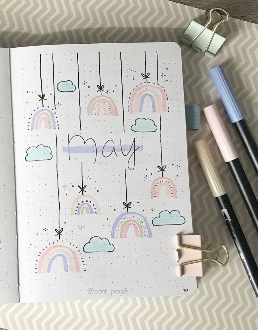 47 Best May Bujo Cover Spreads to Steal Now - atinydreamer