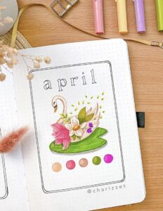 58 Best April Bujo Cover Spreads for Inspiration - atinydreamer