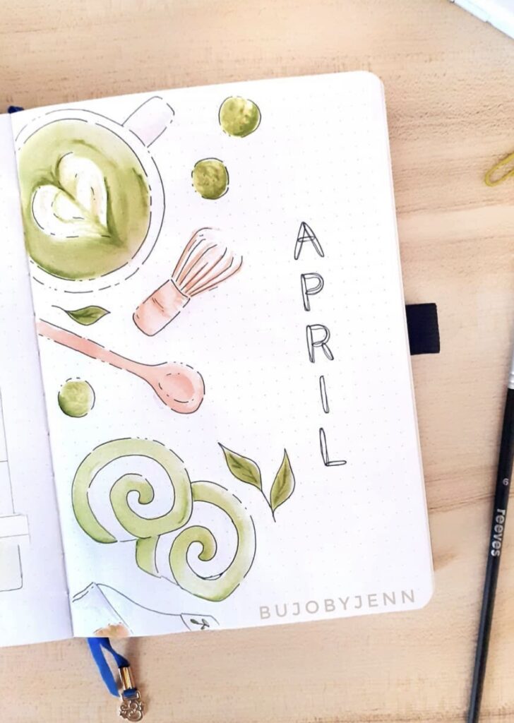 58 Best April Bujo Cover Spreads for Inspiration - atinydreamer