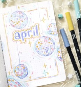 58 Best April Bujo Cover Spreads for Inspiration - atinydreamer