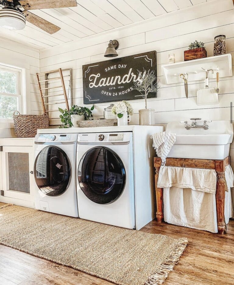 25 Best Farmhouse Laundry Room Decor to Buy Today - atinydreamer