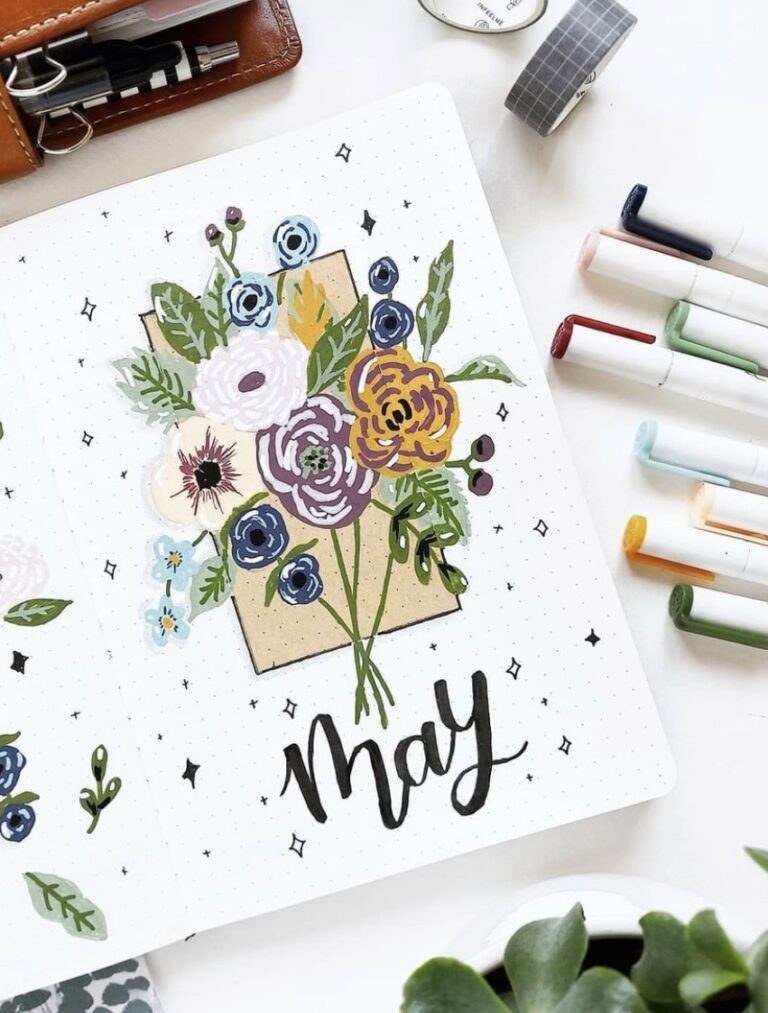 31 Best May Bullet Journal Ideas to Try for Your Journal - atinydreamer