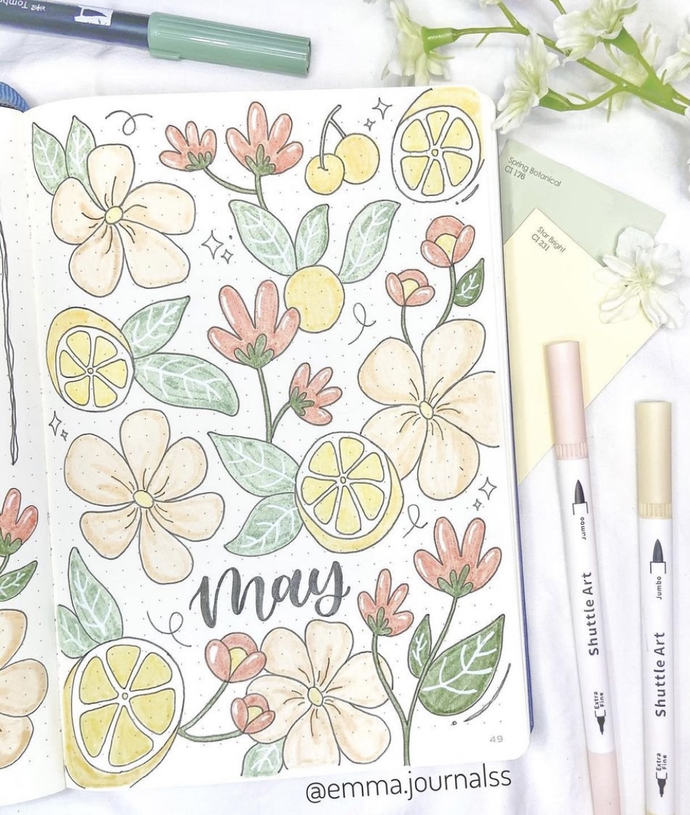 31 Best May Bullet Journal Ideas to Try for Your Journal - atinydreamer