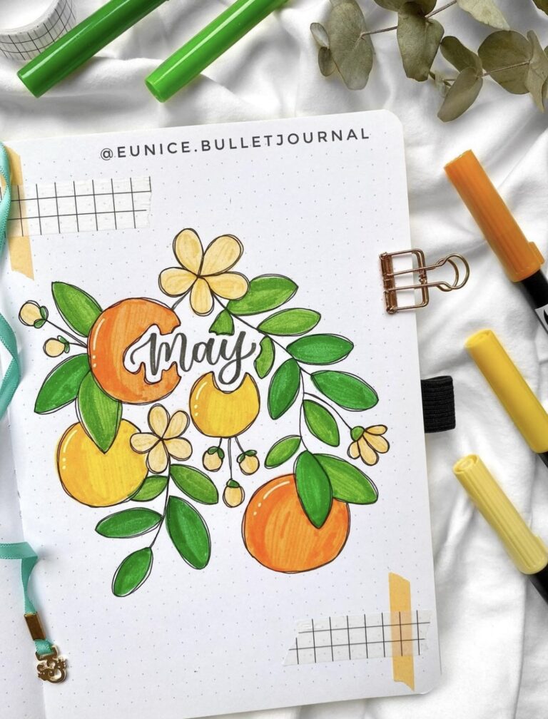 31 Best May Bullet Journal Ideas to Try for Your Journal - atinydreamer