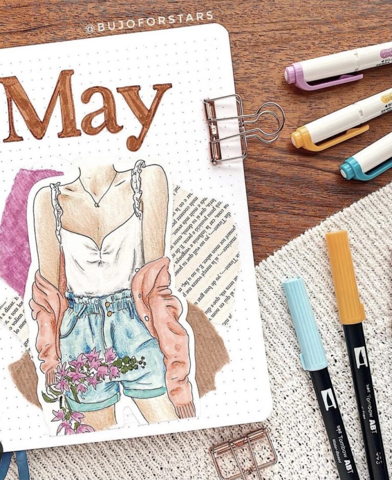 31 Best May Bullet Journal Ideas To Try For Your Journal - Atinydreamer