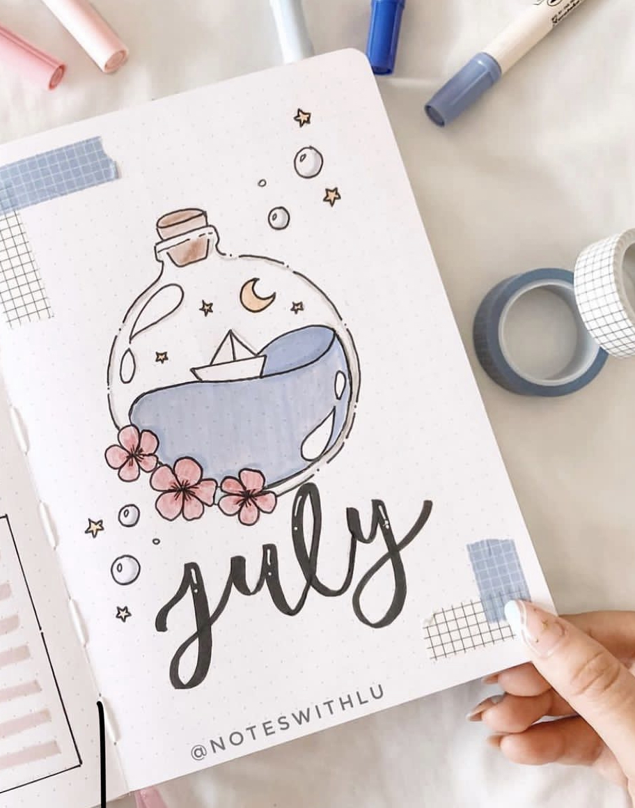 45 Best July Bullet Journal Spreads to Copy Now - atinydreamer