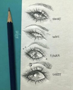 56 Best Eyes Drawing To Learn How To Draw Eyes - Atinydreamer