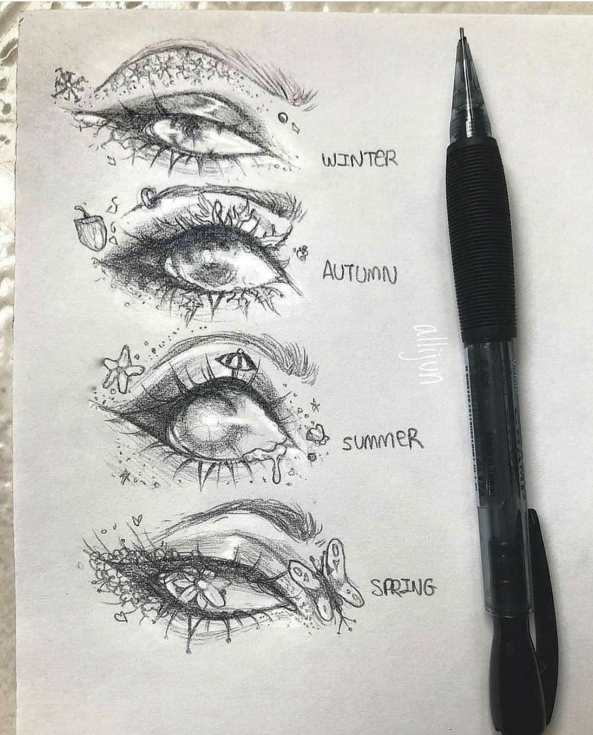 56 Best Eyes Drawing to Learn How to Draw Eyes atinydreamer