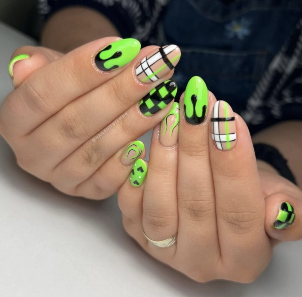 19 top Light Green Long Nails ideas in 2024