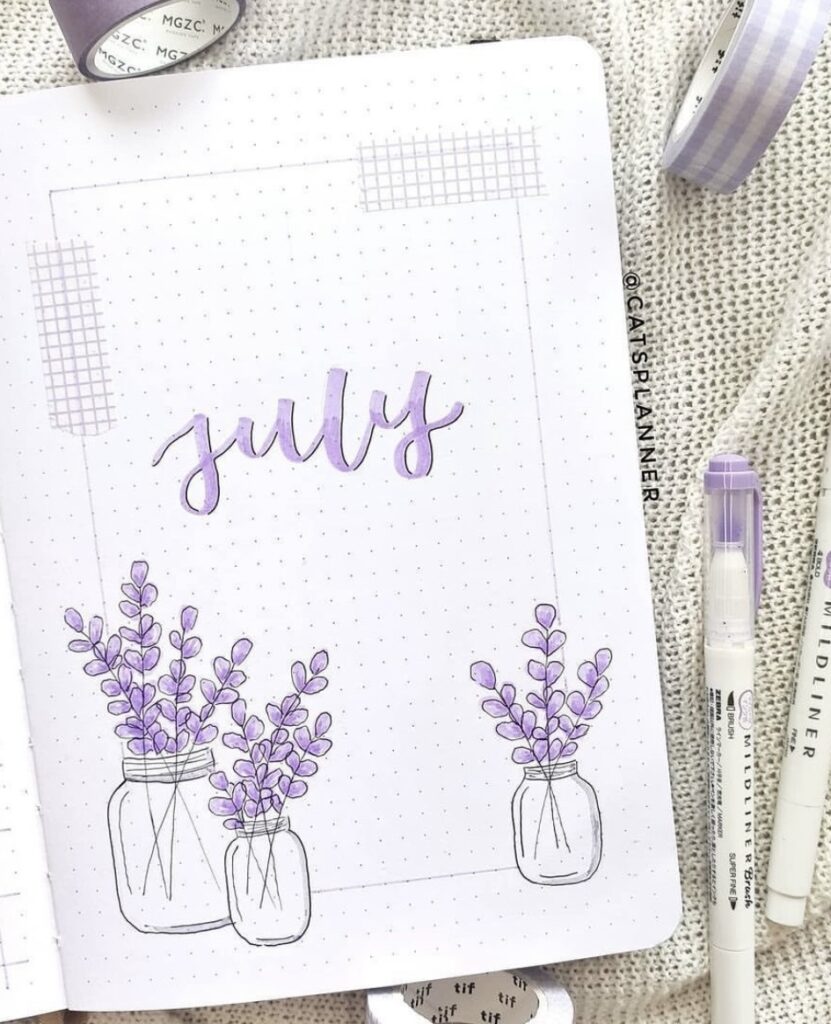 45 Best July Bullet Journal Spreads to Copy Now - atinydreamer