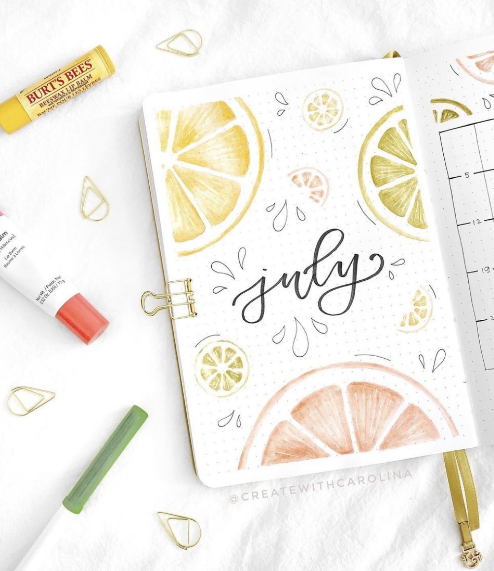 45 Best July Bullet Journal Spreads to Copy Now - atinydreamer