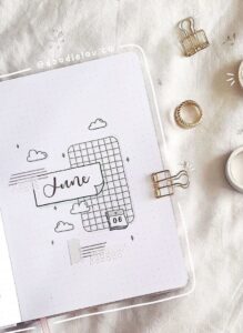 44 Best June Bujo Spreads you need for inspiration - atinydreamer