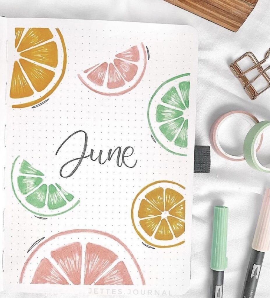 44 Best June Bujo Spreads you need for inspiration - atinydreamer