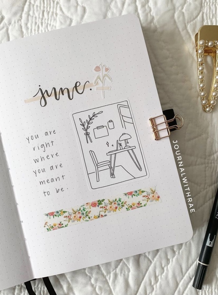 44 Best June Bujo Spreads you need for inspiration - atinydreamer