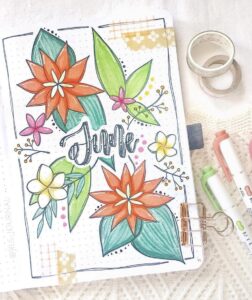 44 Best June Bujo Spreads you need for inspiration - atinydreamer