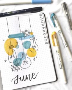 44 Best June Bujo Spreads you need for inspiration - atinydreamer