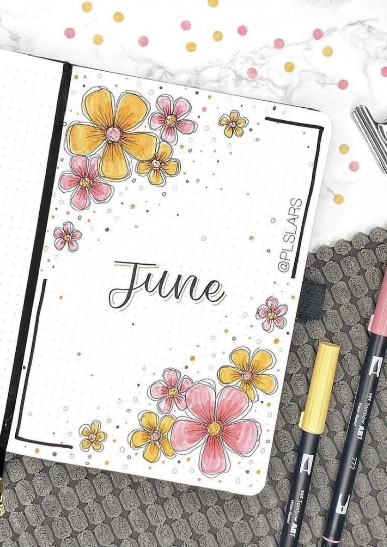 44 Best June Bujo Spreads you need for inspiration - atinydreamer