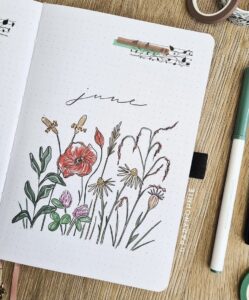 44 Best June Bujo Spreads you need for inspiration - atinydreamer