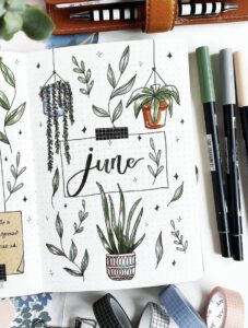 44 Best June Bujo Spreads you need for inspiration - atinydreamer