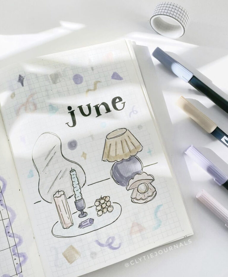 44 Best June Bujo Spreads you need for inspiration - atinydreamer