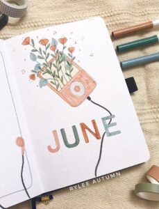 44 Best June Bujo Spreads You Need For Inspiration - Atinydreamer