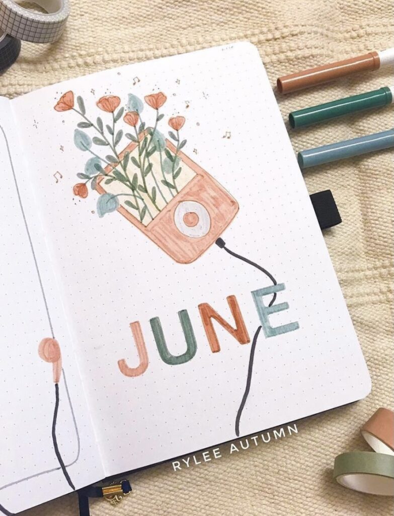 44 Best June Bujo Spreads you need for inspiration - atinydreamer