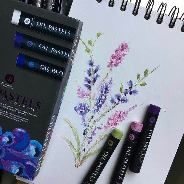 28 Best Oil Pastel Art Easy Flowers to draw today - atinydreamer