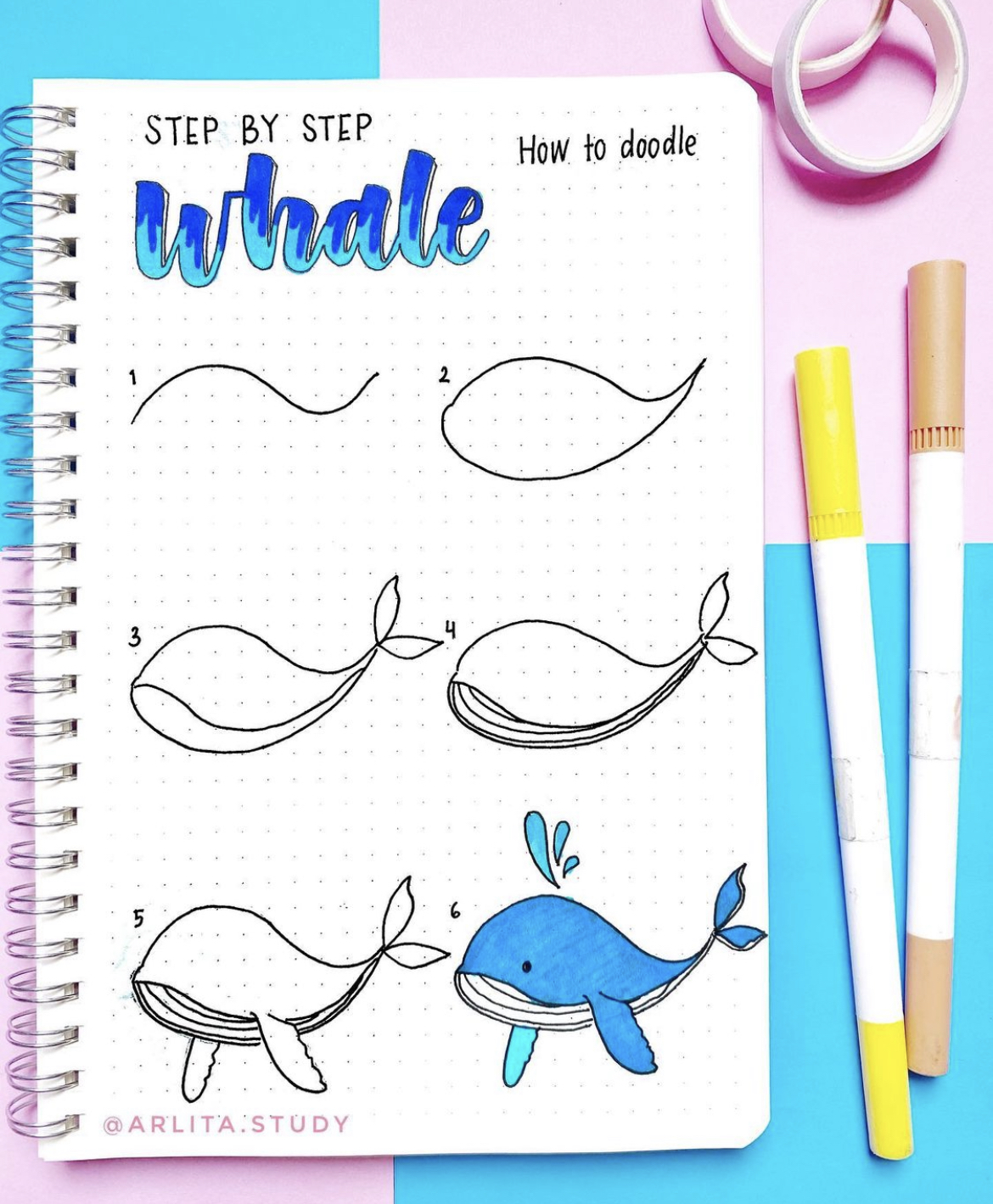 30 Best Step by Step Ocean Doodle Tutorials to Copy - atinydreamer