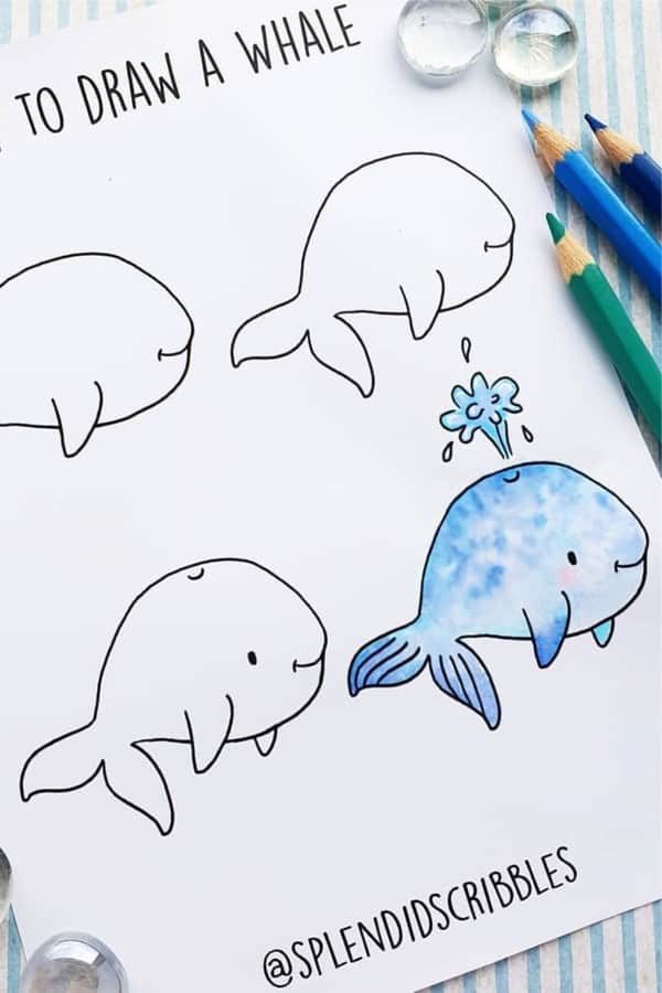 30 Best Step by Step Ocean Doodle Tutorials to Copy - atinydreamer