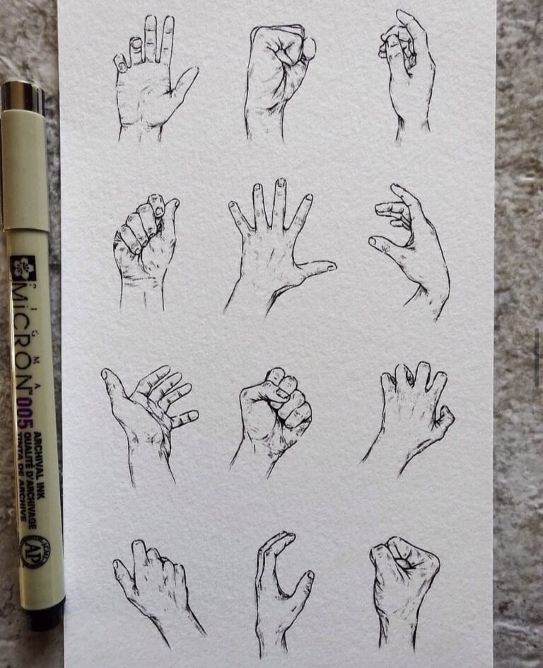 70 Best Hand Drawing Ideas to Learn from - atinydreamer